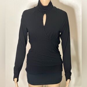 White House Black Market Elegant Black Blouse